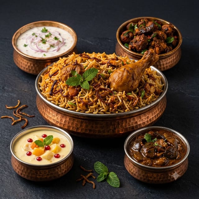Chicken Biriyani Special.