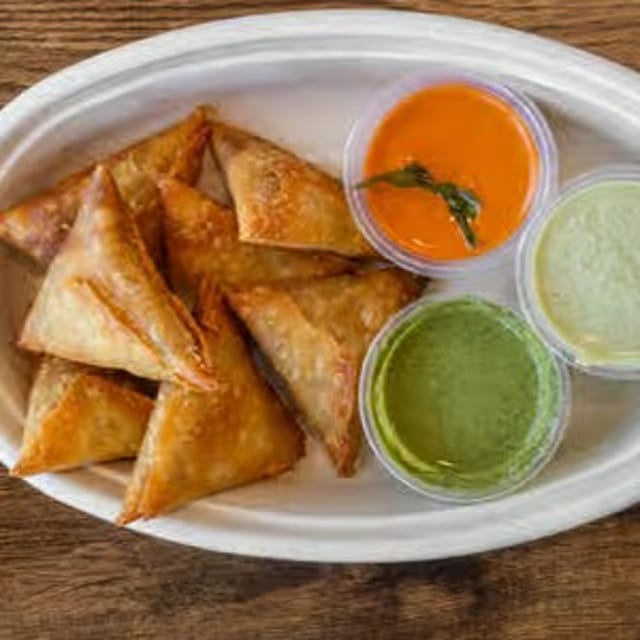 Onion Samosas.
